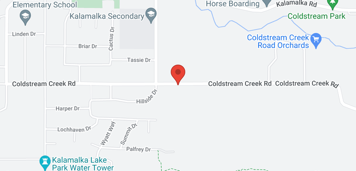 map of 11100 Coldstream Creek Road